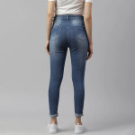 Women Blue Super Skinny High rise Light Fade Jeans