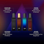 Men 4-Pcs Eau De Parfum Set - 20ml Each - Signature + Oud Wood + Marine + Wicked